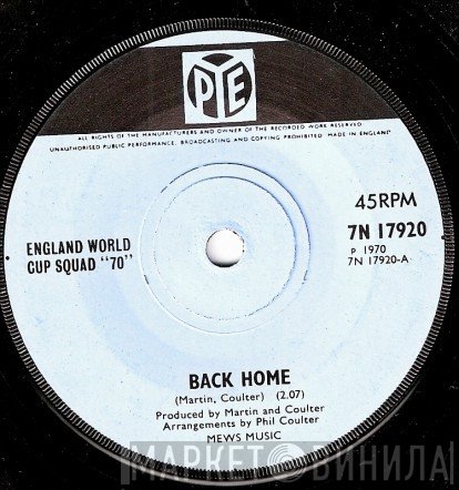 The England World Cup Squad - Back Home