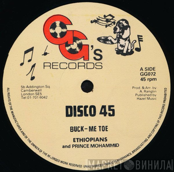 The Ethiopians, Trinity , Prince Mohammed, Larry Marshall - Buck-Me Toe / Nany Rebel