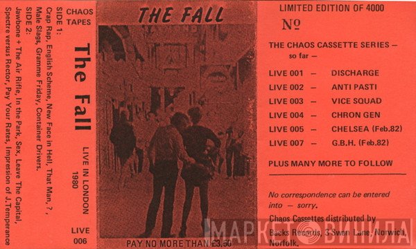 The Fall  - Live In London 1980