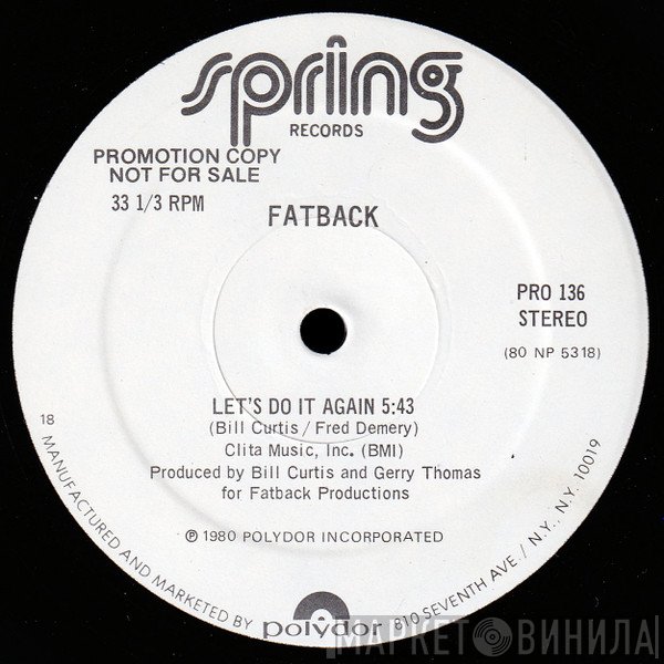 The Fatback Band - Let's Do It Again