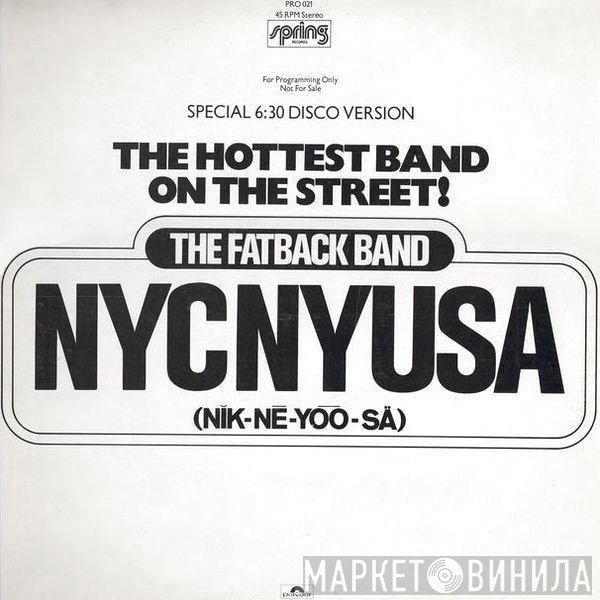 The Fatback Band - NYCNYUSA