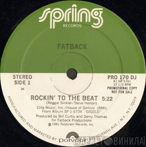 The Fatback Band - Rockin' To The Beat