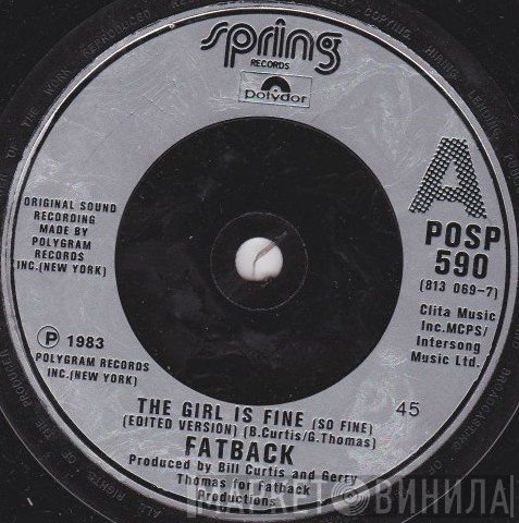 The Fatback Band - The Girl Is Fine (So Fine)