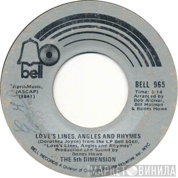 The Fifth Dimension - Love's Lines, Angles And Rhymes