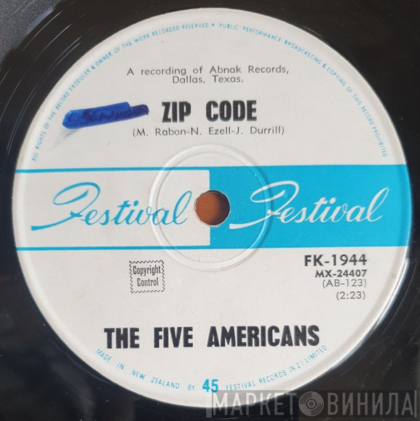 The Five Americans  - Zip Code