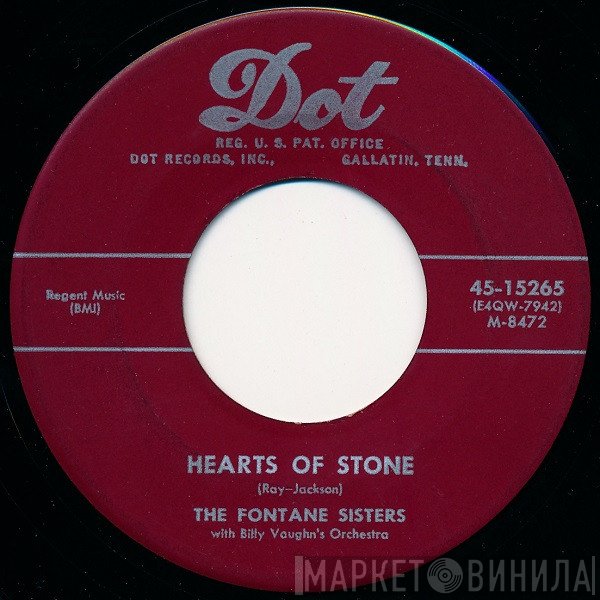 The Fontane Sisters With Billy Vaughn And His Orchestra  - Hearts Of Stone