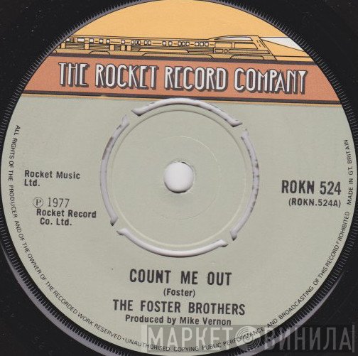 The Foster Brothers - Count Me Out / Amazin