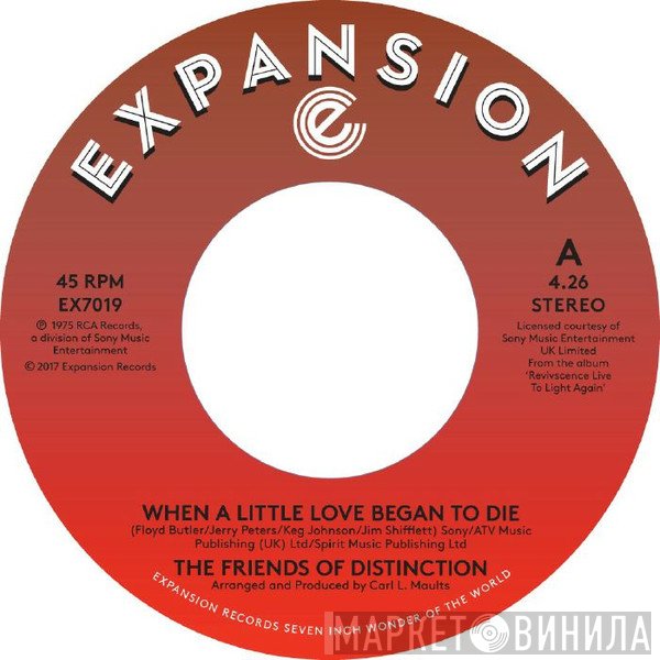The Friends Of Distinction - When A Little Love Began To Die  / Ain’t No Woman (Like The One I've Got)