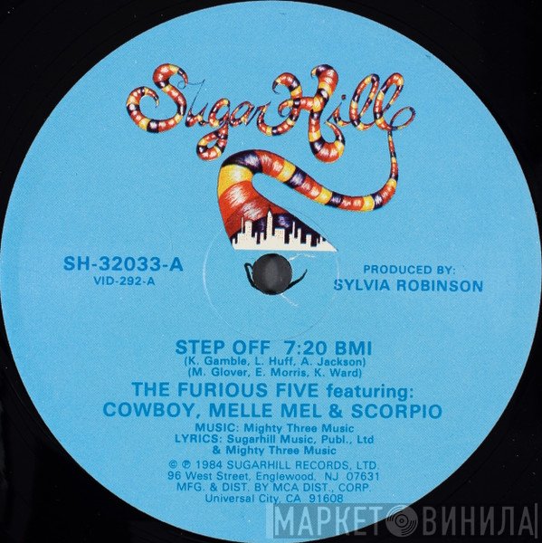 The Furious Five Featuring Cowboy, Melle Mel & Scorpio   - Step Off