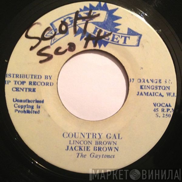 The Gaytones, Jackie Brown, Drumbago - Country Gal / Country Man