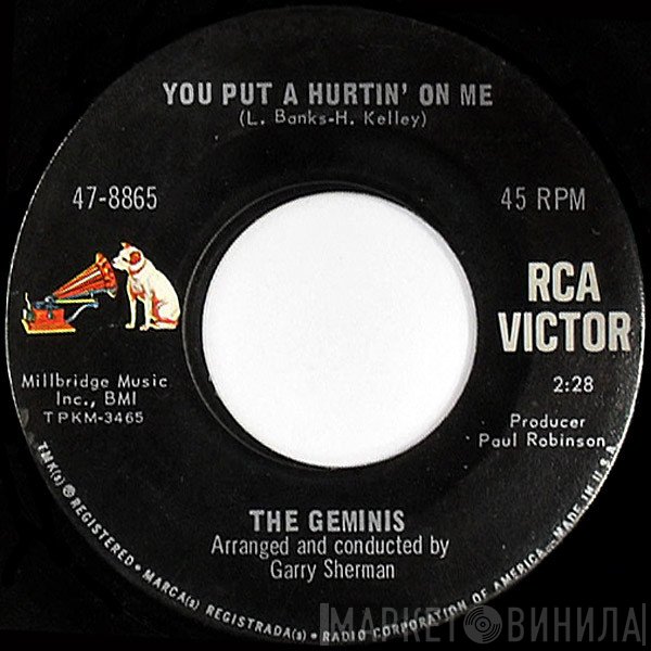 The Geminis - You Put A Hurtin' On Me