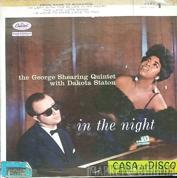The George Shearing Quintet With Dakota Staton  - In The Night