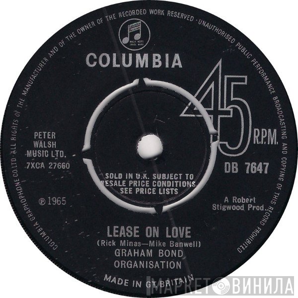 The Graham Bond Organization - Lease On Love