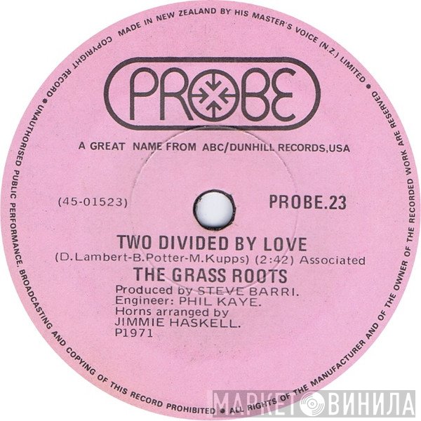 The Grass Roots  - Two Divided By Love