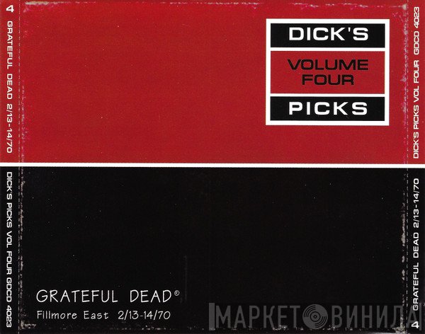 The Grateful Dead - Dick's Picks Volume Four: Fillmore East 2/13-14/70