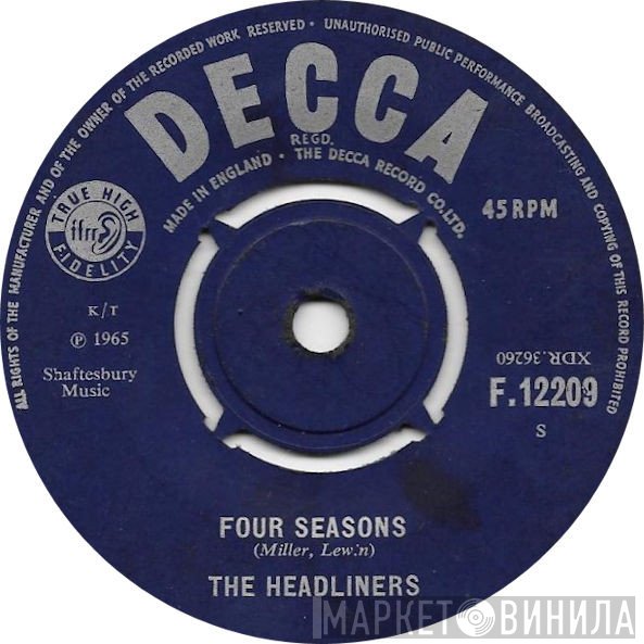 The Headliners  - That's The Way I Must Go