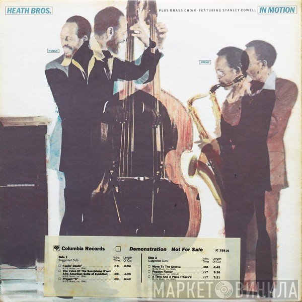 The Heath Brothers  - In Motion