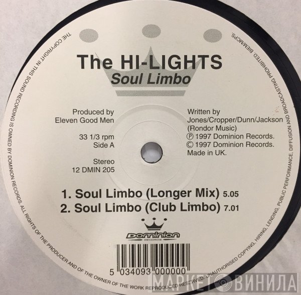 The Hi-Lights  - Soul Limbo