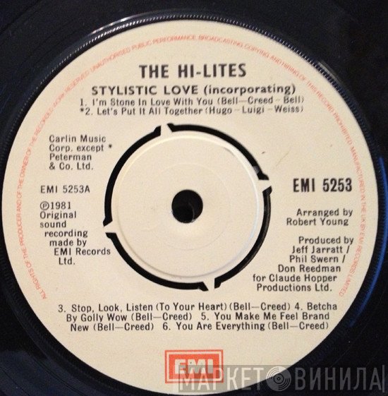 The Hi-Lites  - Stylistic Love (Incorporating)