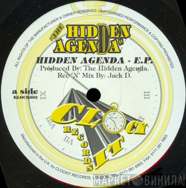 The Hidden Agenda - Hidden Agenda E.P.