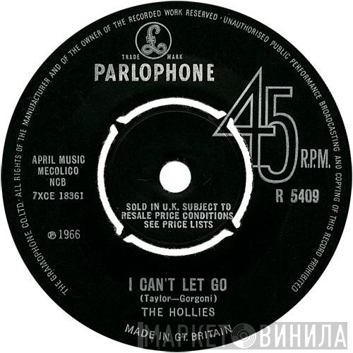 The Hollies - I Can't Let Go
