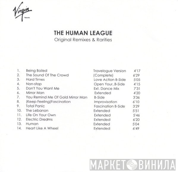 The Human League - Original Remixes & Rarities