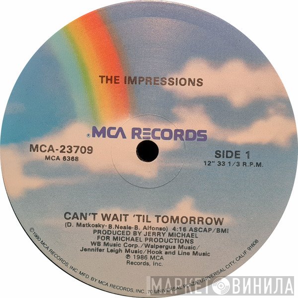 The Impressions - Can't Wait 'Til Tomorrow / Love Workin' On Me