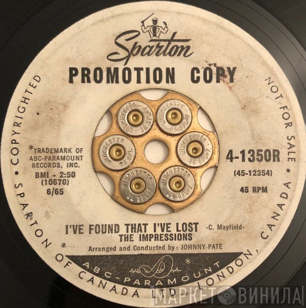 The Impressions - I've Found That I've Lost / Meeting Over Yonder