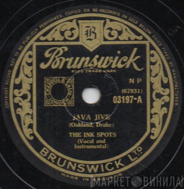 The Ink Spots  - Java Jive / Do I Worry?