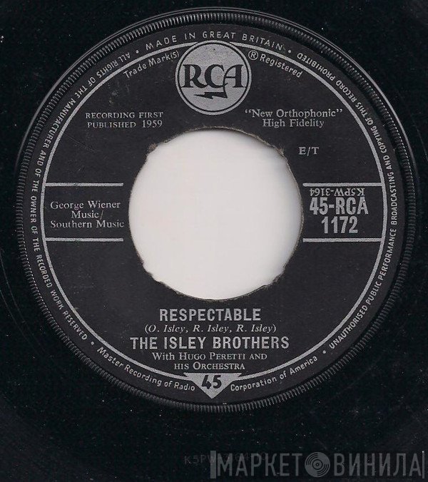 The Isley Brothers With The Hugo Peretti Orchestra  - Respectable