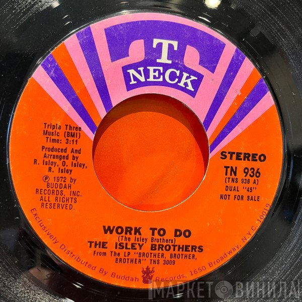 The Isley Brothers  - Work To Do