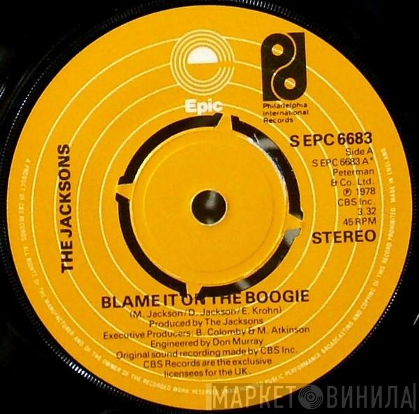 The Jacksons - Blame It On The Boogie