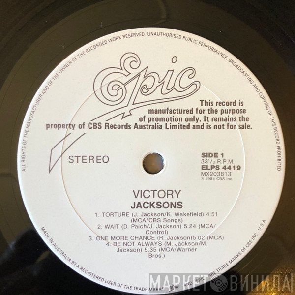 The Jacksons  - Victory