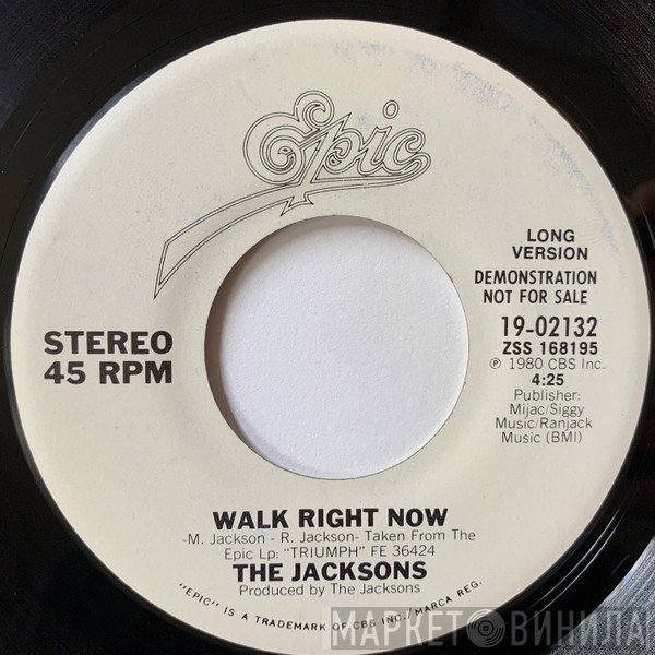 The Jacksons  - Walk Right Now