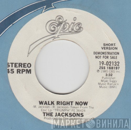 The Jacksons  - Walk Right Now