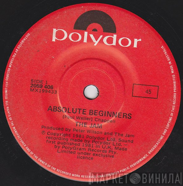 The Jam  - Absolute Beginners