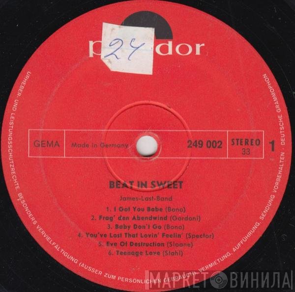 The James Last Band  - Beat In Sweet