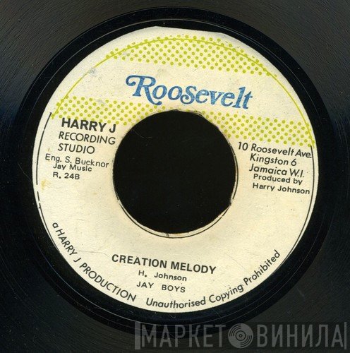 The Jay Boys, Lloyd Young, Carey Johnson - Down Side Up / Creation Melody