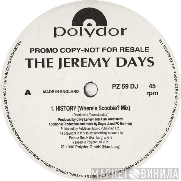 The Jeremy Days - History (Where's Scoobie? Mix)
