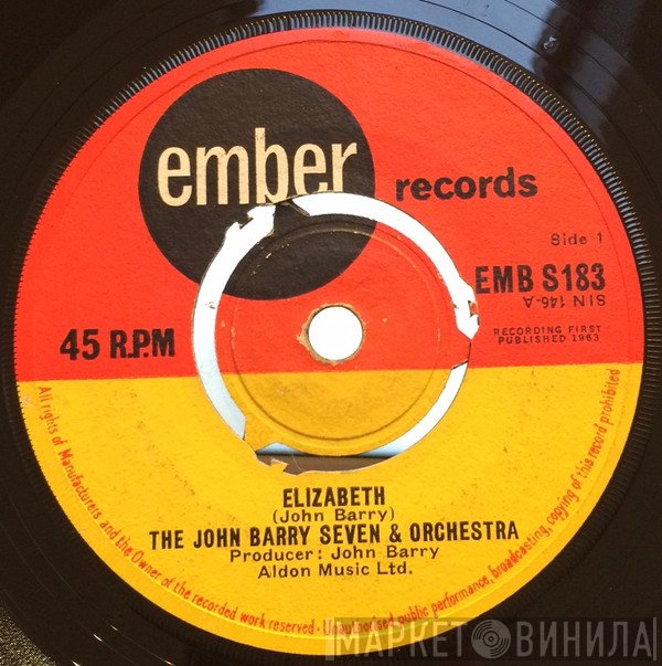 The John Barry Seven And Orchestra - Elizabeth