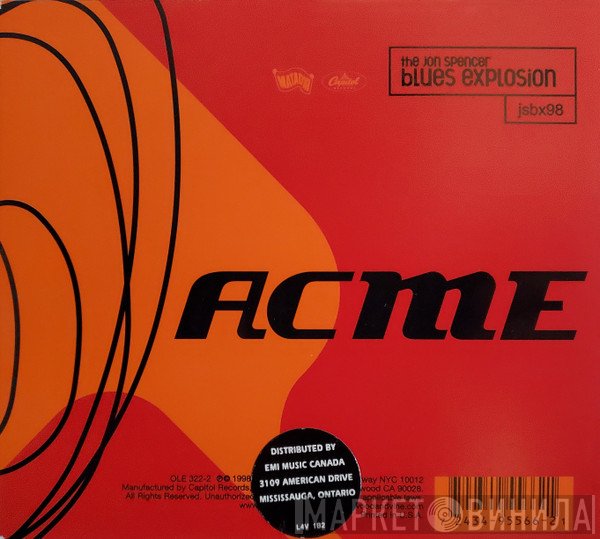 The Jon Spencer Blues Explosion  - Acme