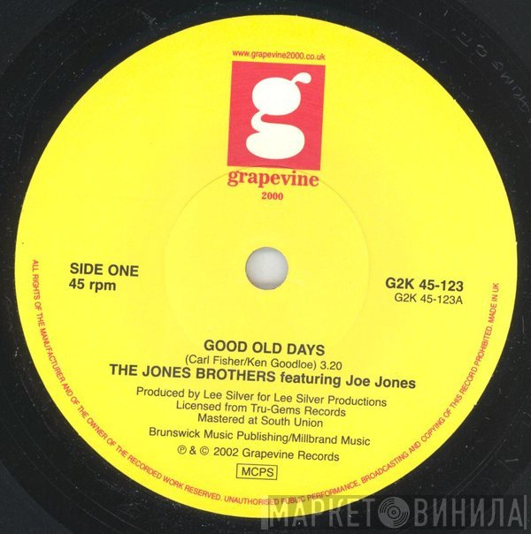 The Jones Brothers , Joe C. Jones - Good Old Days