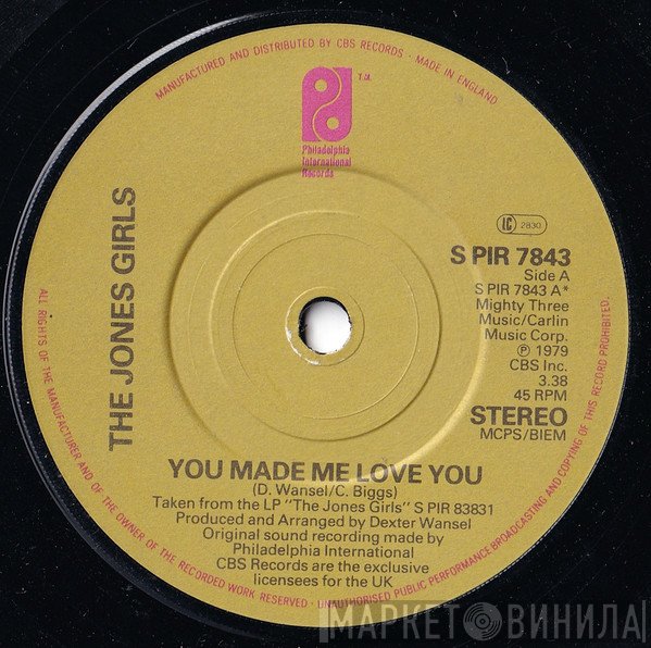 The Jones Girls - You Made Me Love You