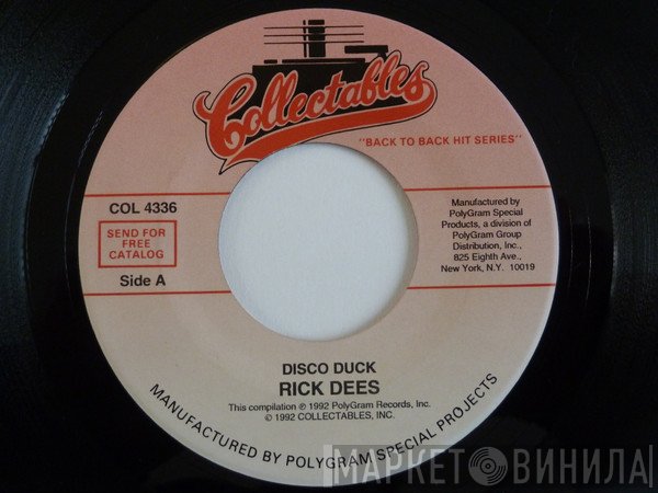 The Joneses, Rick Dees & His Cast Of Idiots - Disco Duck / Sugar Pie Guy