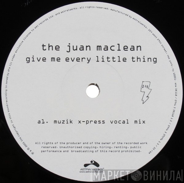 The Juan MacLean - Give Me Every Little Thing