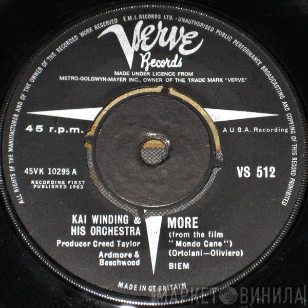 The Kai Winding Orchestra - More / Comin' Home Baby