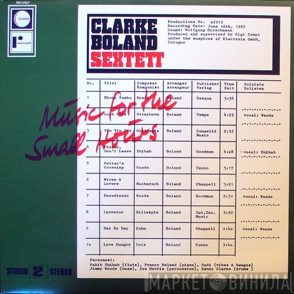 The Kenny Clarke - Francy Boland Sextet - Music For The Small Hours