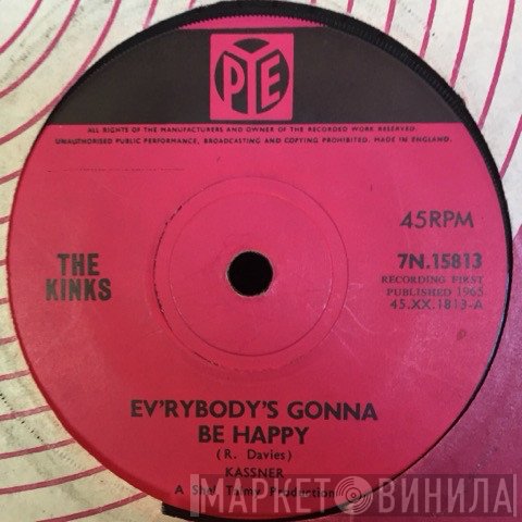 The Kinks - Ev'rybody's Gonna Be Happy / Who'll Be The Next In Line