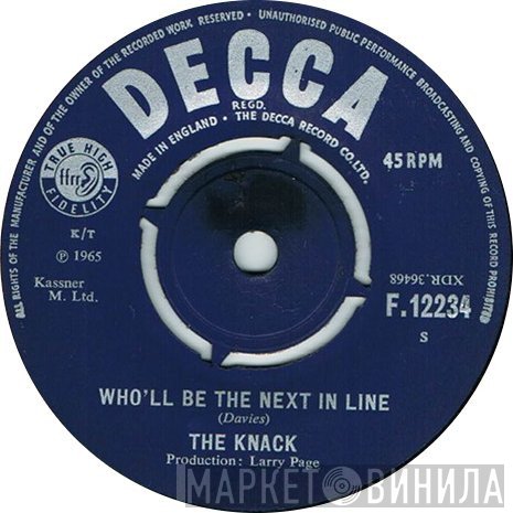 The Knack  - Who'll Be The Next In Line