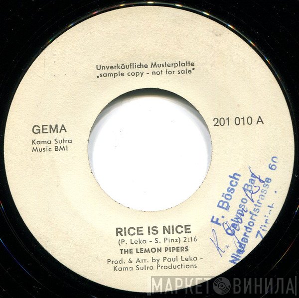 The Lemon Pipers  - Rice Is Nice